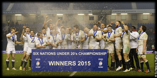 England U20s win Six Nations 2015